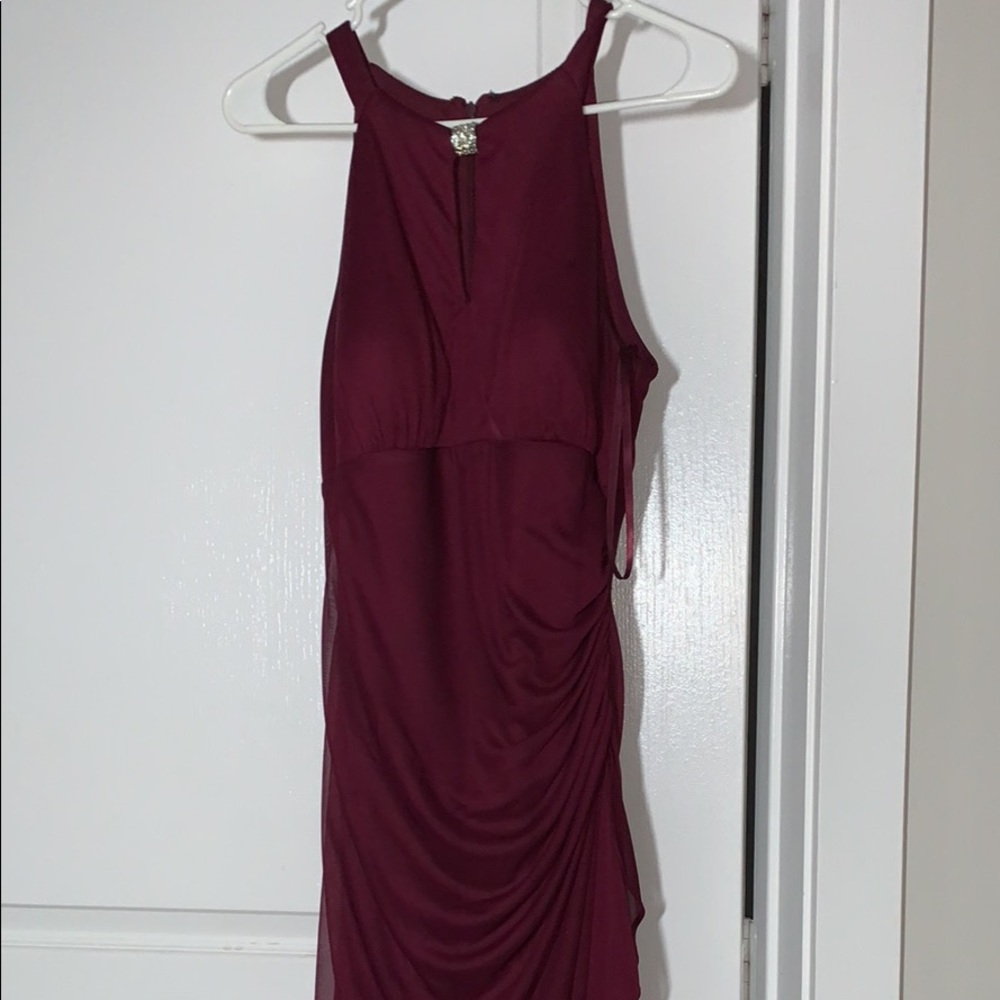 Burgundy Ball Dress